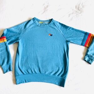 Aviator Nation crew neck XS blue